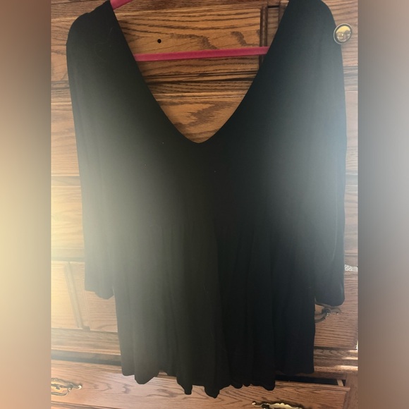 LOWEST PRICE Torrid Black Babydoll Top - Picture 4 of 5